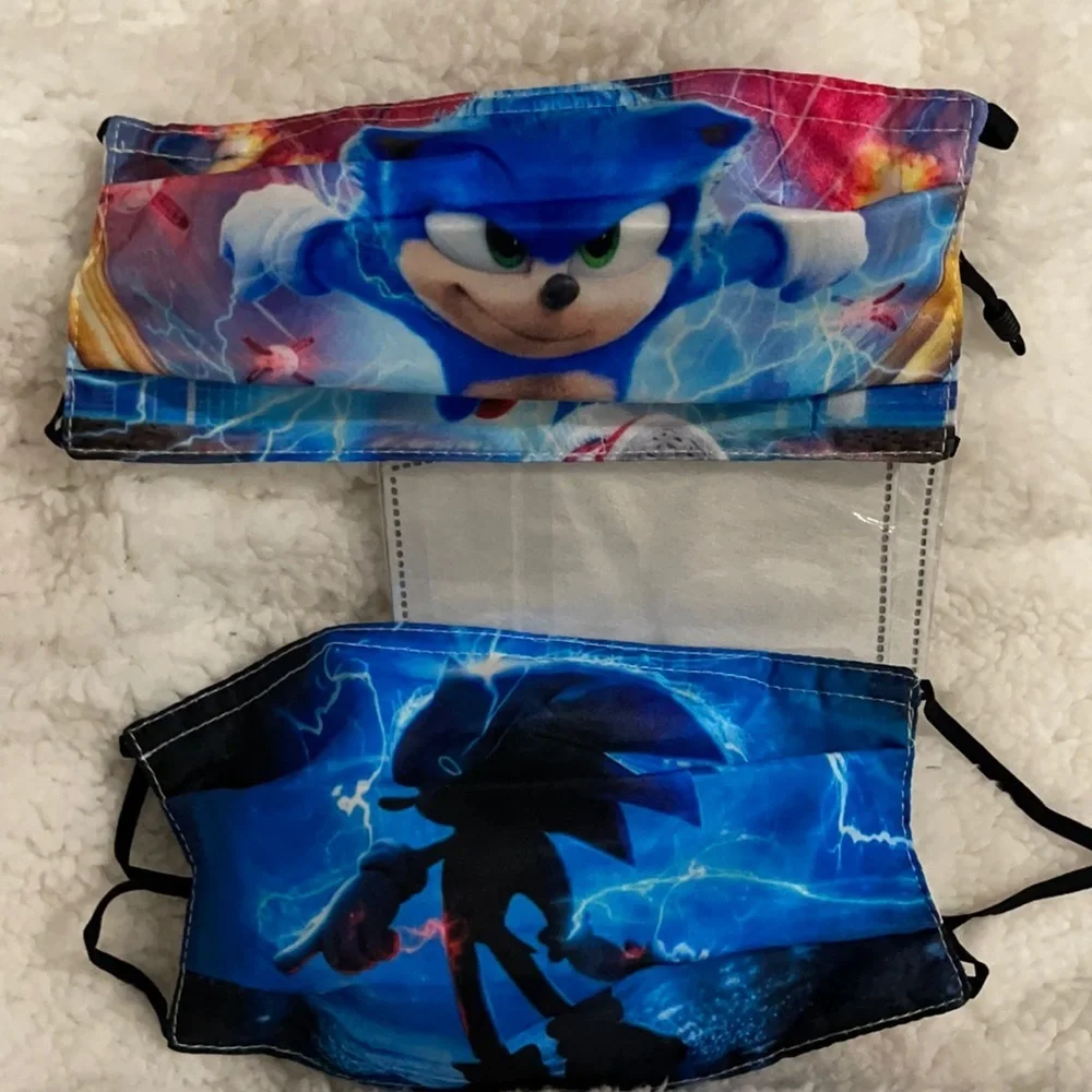 New Sonic the Hedgehog face masks -2